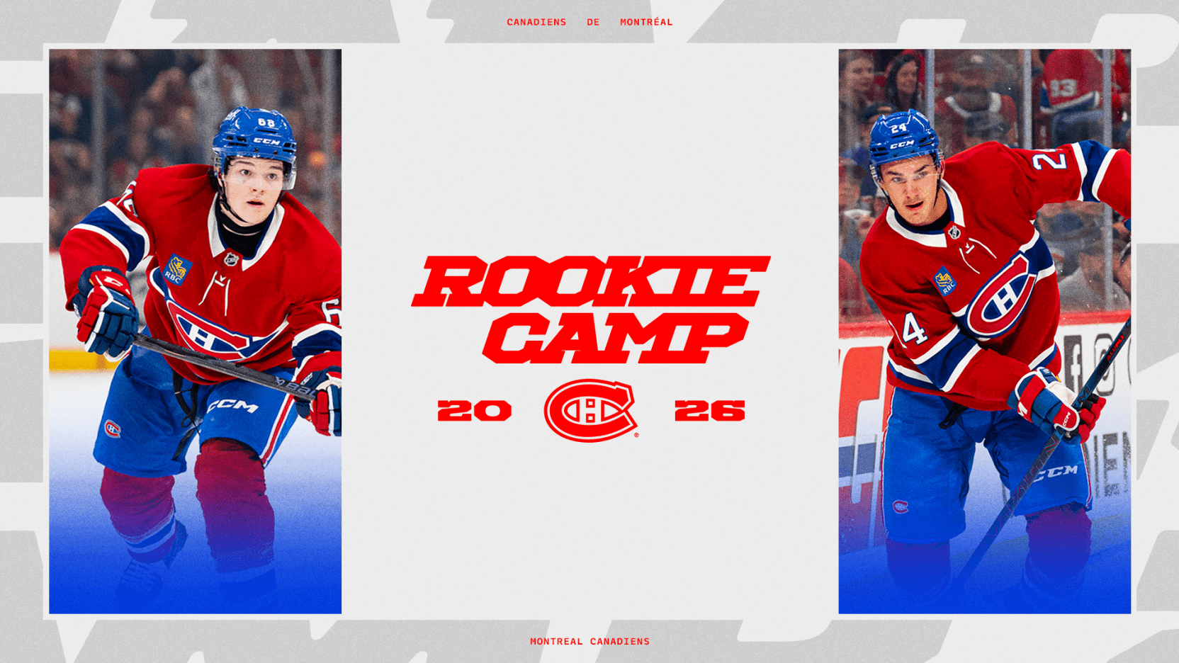 Canadiens Announce 23-Player Roster for 2026 Rookie Camp